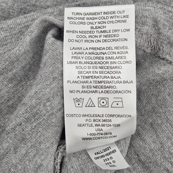 Champion Gray Men's T-Shirt SIZE:LARGE - Picture 8 of 9